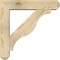 Ekena Millwork Funston Craftsman Rough Sawn Bracket w/ Offset Brace, Douglas Fir, 6"W x 26"D x 26"H BKT0604X26X26FST04RDF - alternate 4